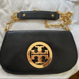 Tory Burch Logo Flap Clutch